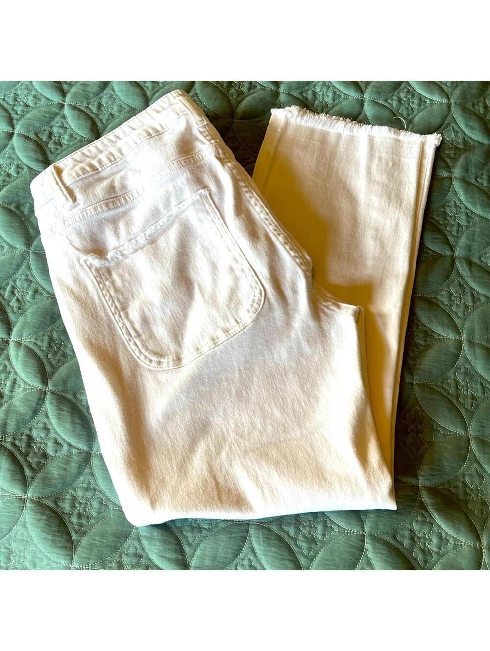 Michael Kors Women’s White Jeans Denim Classic Straight Casual Designer